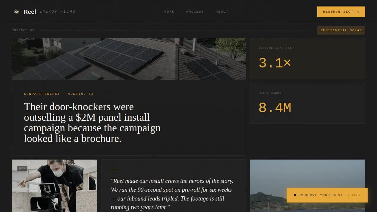 Energy Marketing & Agency Pre-Launch Website Template