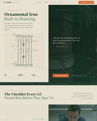 Metal & Steel Fabrication Professional Website Template