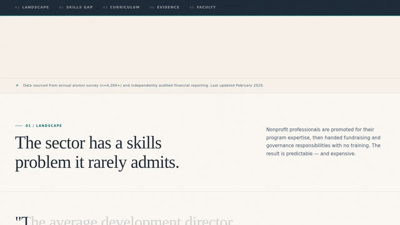 Nonprofit Digital Presence Blog & Content Website Template