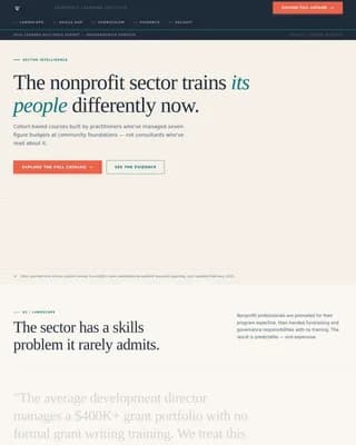 Nonprofit Digital Presence Blog & Content Website Template
