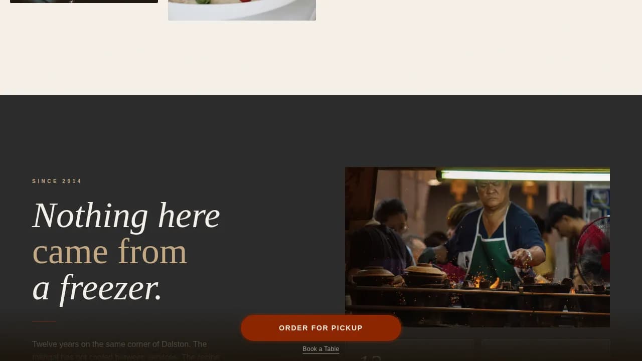 Middle Eastern Cuisine & Dining Booking Website Template