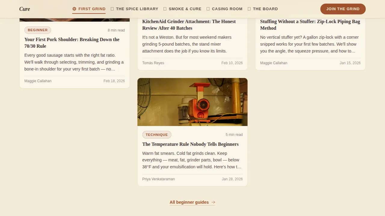Hobby & Passion Content Blog & Content Website Template