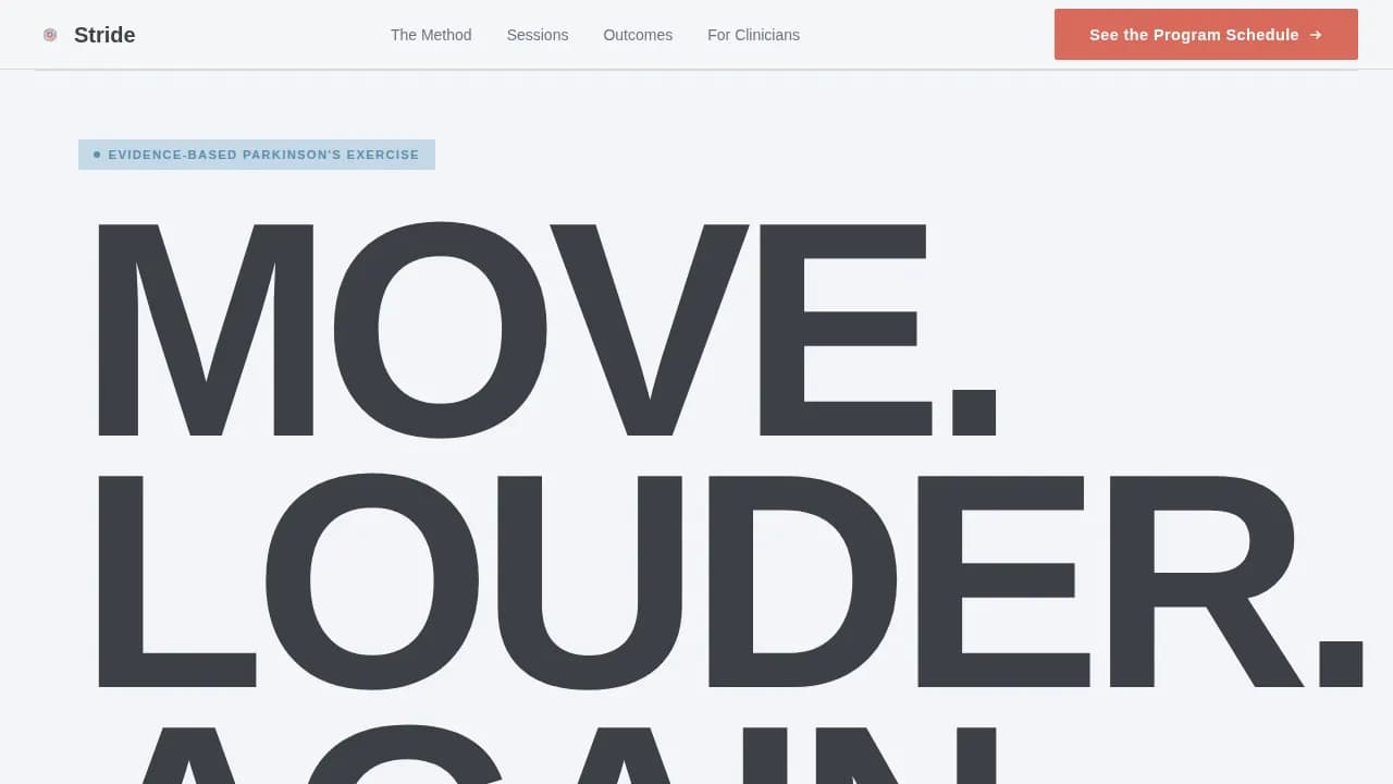 Mobilize — Clinical Movement Therapy Landing Page Template