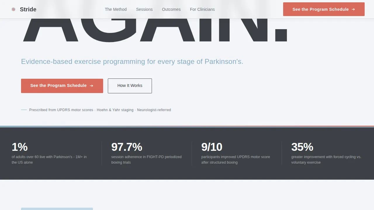 Mobilize — Clinical Movement Therapy Landing Page Template
