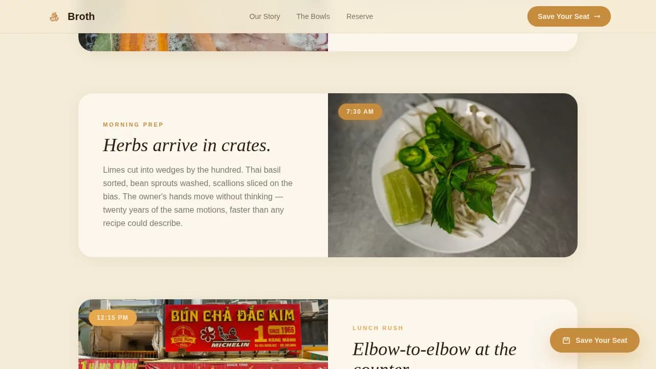 Advanced Regional & Ethnic Restaurant Professional Website Template