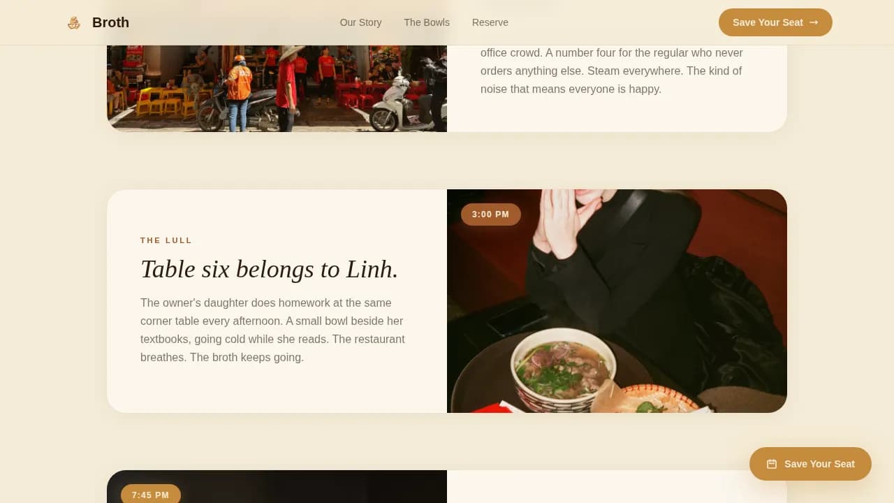 Advanced Regional & Ethnic Restaurant Professional Website Template