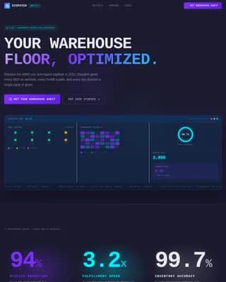 Specialist Logistics Software Comparison Website Template