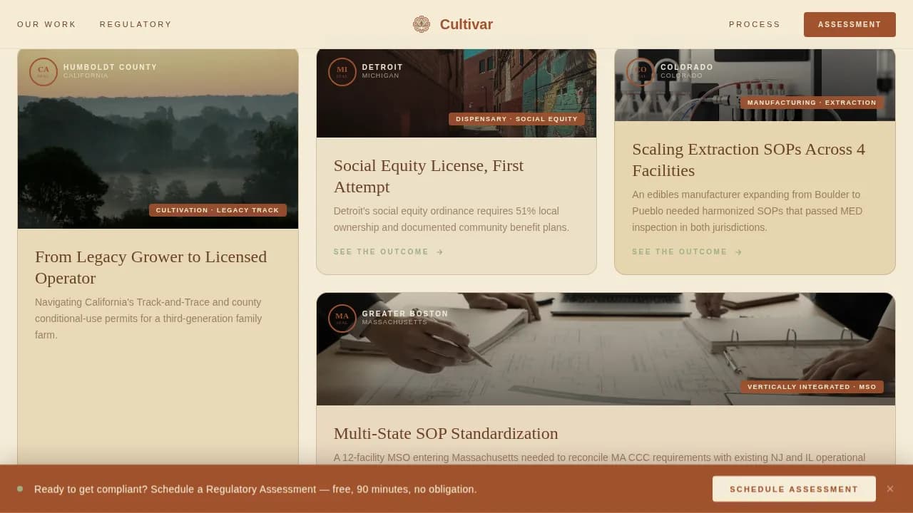 Specialist Cannabis Industry Services Privacy Policy & Terms Website Template