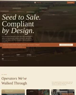 Specialist Cannabis Industry Services Privacy Policy & Terms Website Template