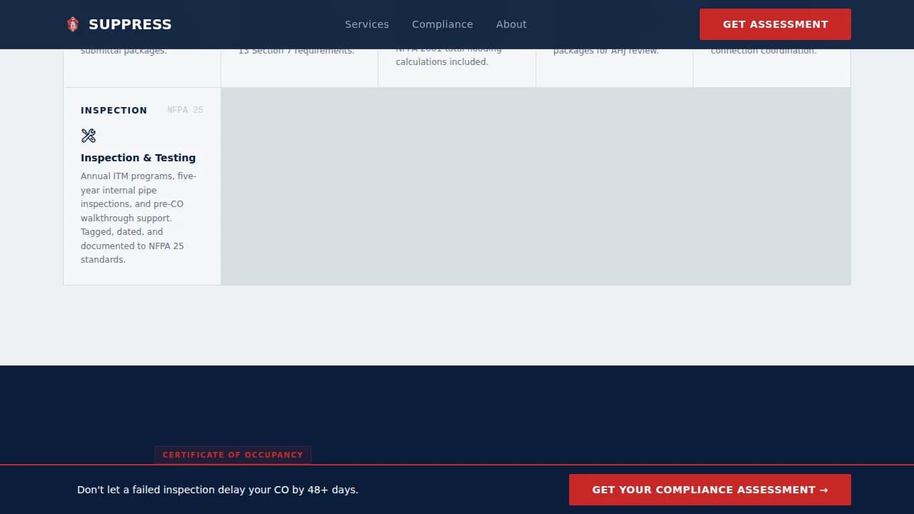 Fire Safety & Prevention Cost Calculator Website Template