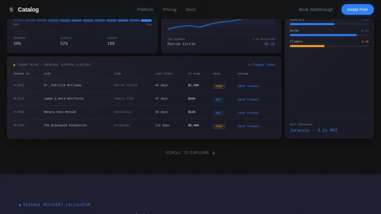 Museum Vertical SaaS Cost Estimator Website Template
