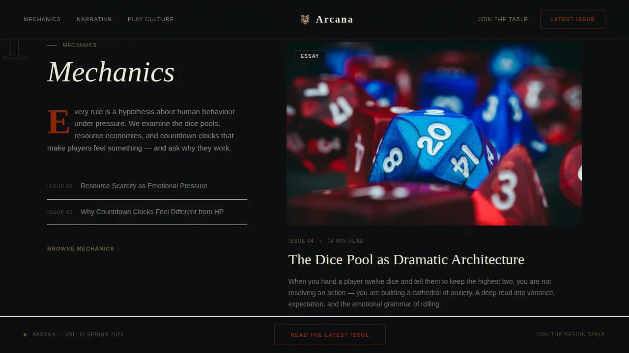 Hobby & Passion Content Blog & Content Website Template