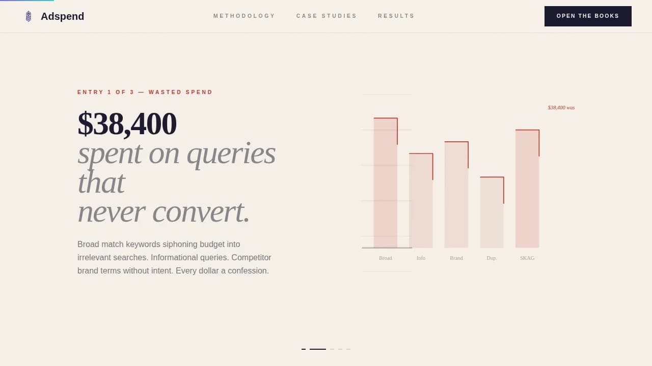 PPC Agency Website Template — E-Commerce Marketing