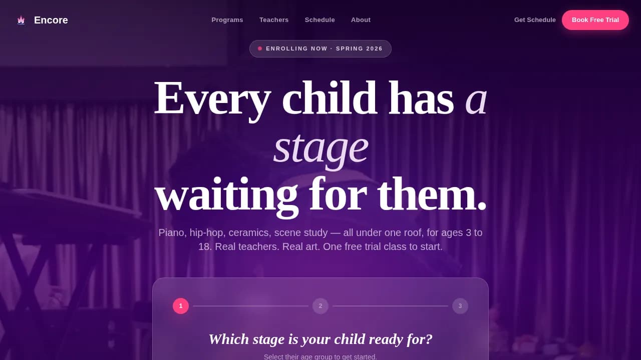 Complete School (K-12) Appointment Booking Website Template