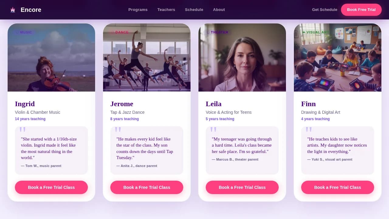 Complete School (K-12) Appointment Booking Website Template