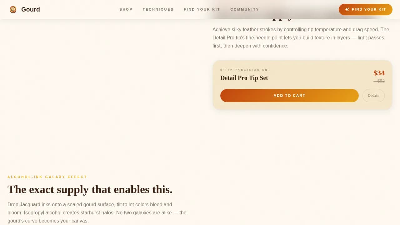 Hobby & Passion Supplies Professional Website Template