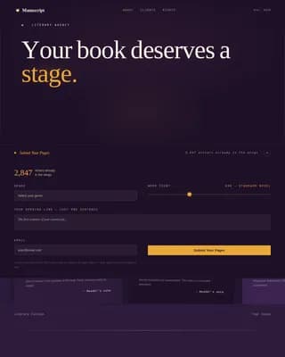Publishing & Book Industry Portfolio & Case Study Website Template