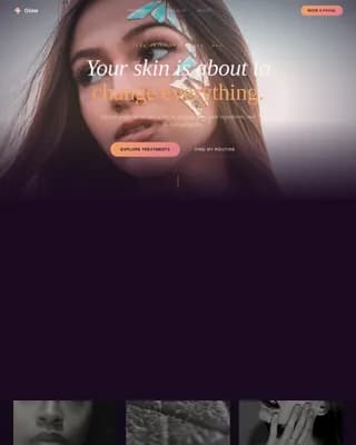 Radiance — Premium Adolescent Skincare Landing Page Template