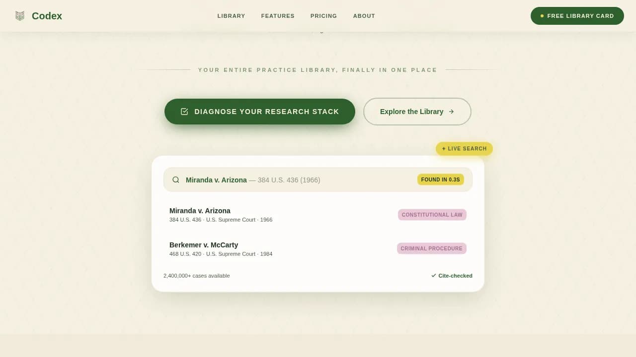 Library & Research Center Professional Website Template