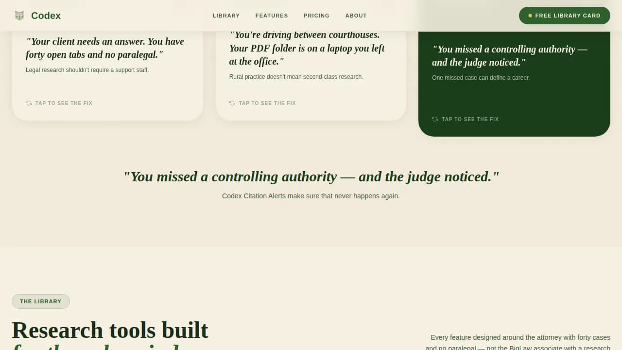 Library & Research Center Professional Website Template