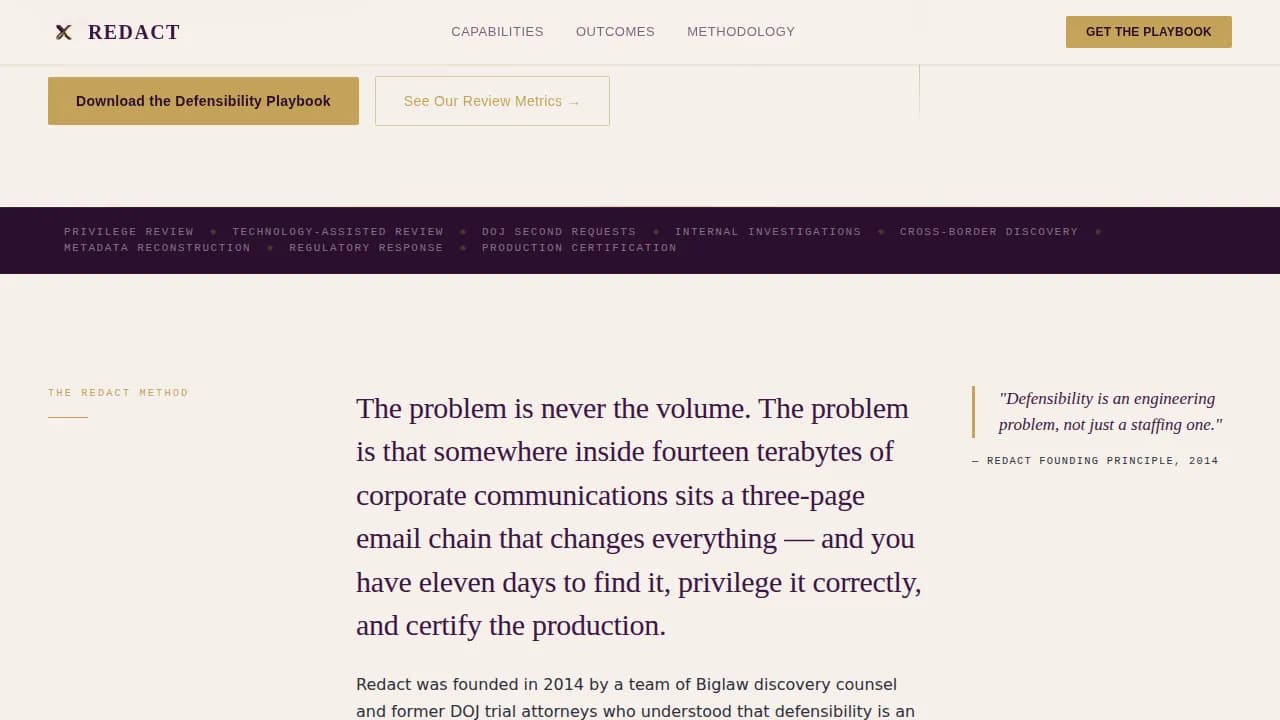 LegalTech & Compliance Software Reviews Website Template