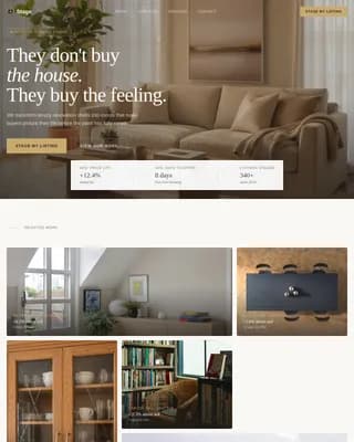 Home Staging & Decor Professional Website Template