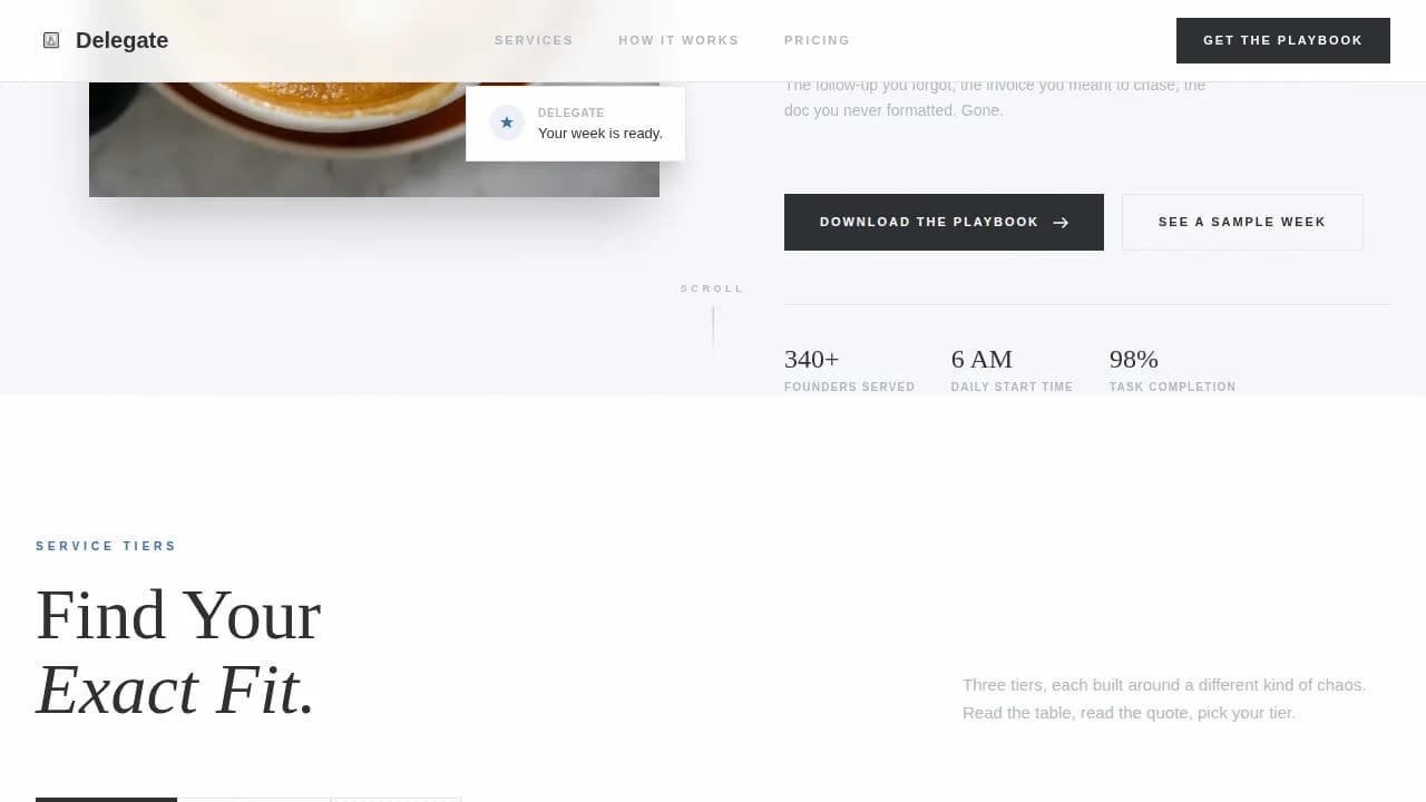 Empower — Strategic Executive Support Landing Page Template