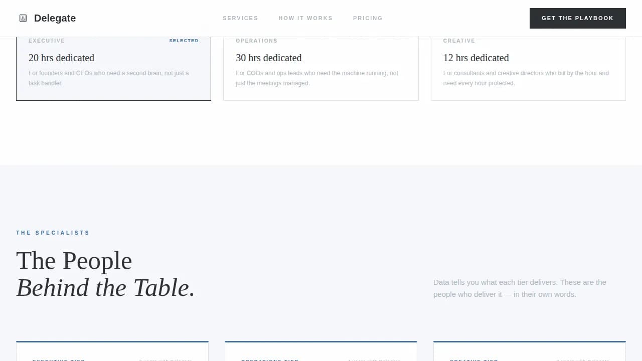 Empower — Strategic Executive Support Landing Page Template