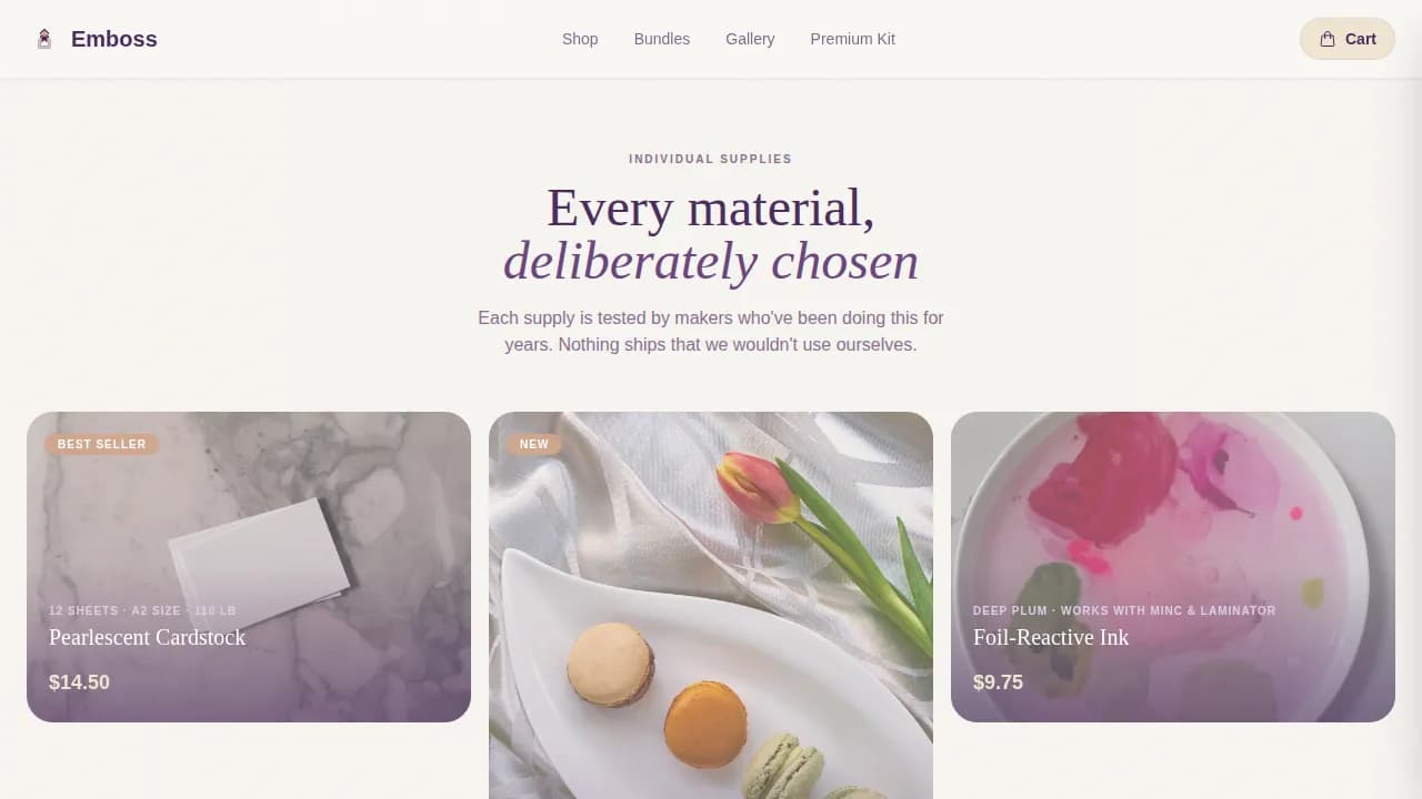 Hobby & Passion Supplies Pre-Launch & Coming Soon Website Template