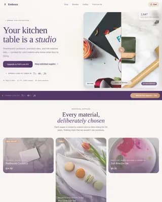 Hobby & Passion Supplies Pre-Launch & Coming Soon Website Template