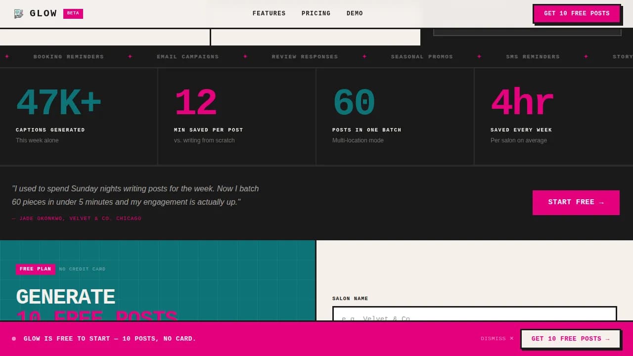 AI for Beauty & Salon Blog & Content Website Template