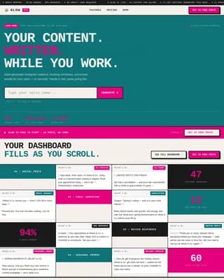 AI for Beauty & Salon Blog & Content Website Template