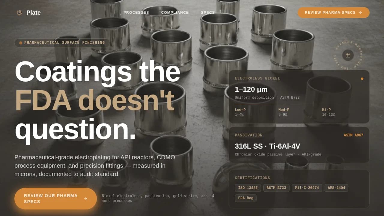 Pharmaceutical Manufacturing Directory Website Template