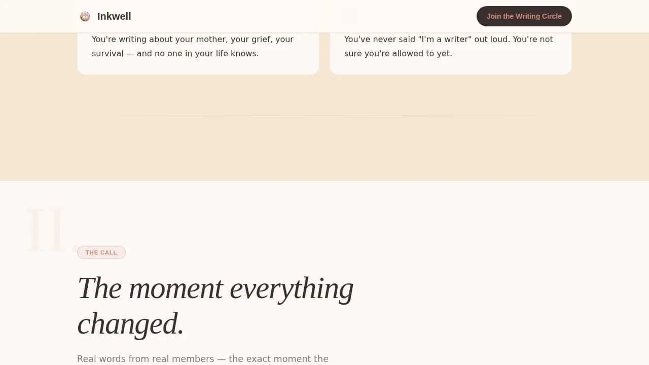 Writers & Authors Community Professional Website Template