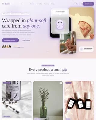 Maternity & Baby Care Professional Website Template
