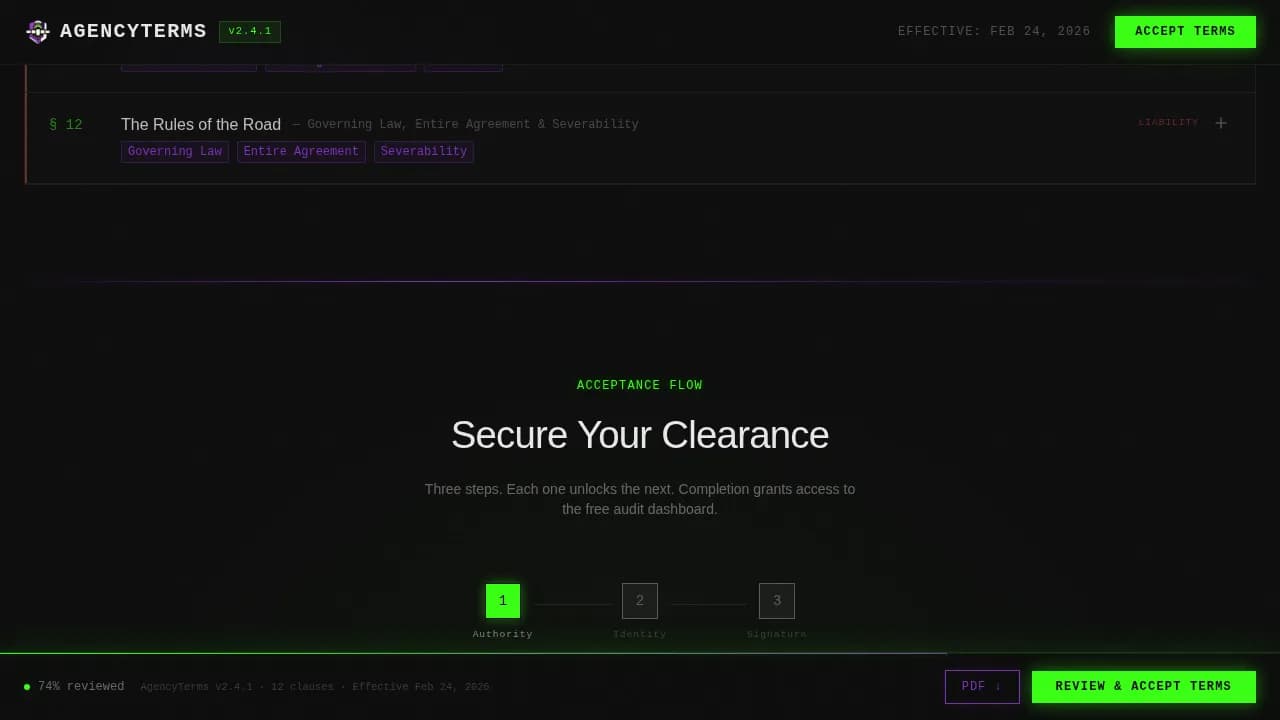 Marketing Agency Privacy Policy Website Template