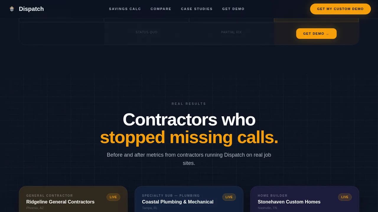 AI for Construction Appointment Booking Website Template