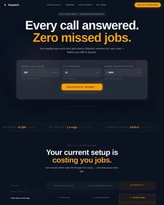 AI for Construction Appointment Booking Website Template