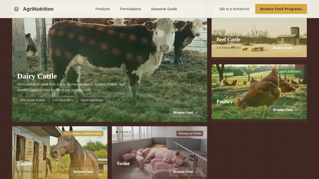 Expert Agricultural Equipment & Supply Professional Website Template