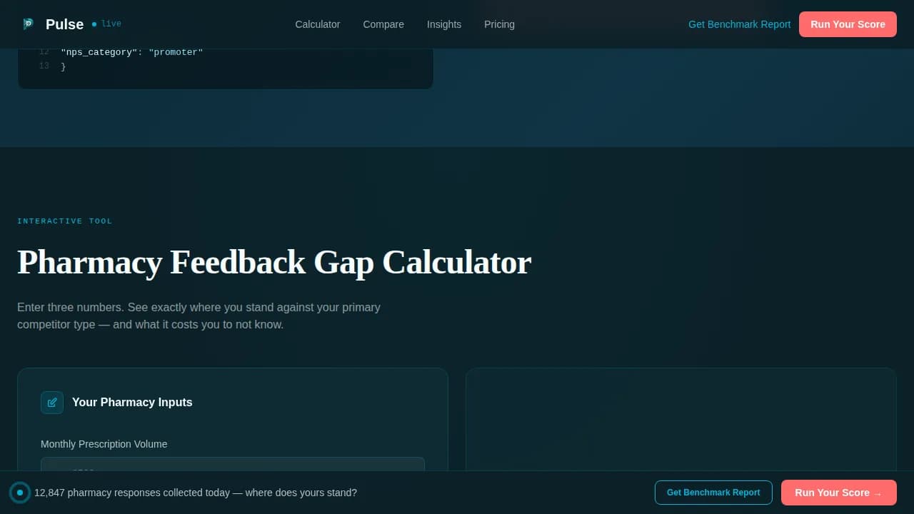 Expert Pharmacy Software Cost Estimator Website Template