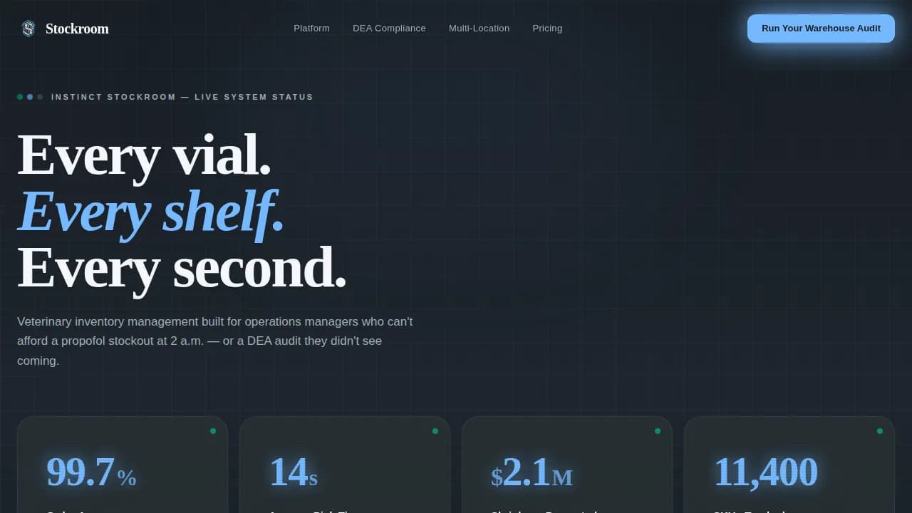 Specialist Veterinary Software Cost Estimator Website Template
