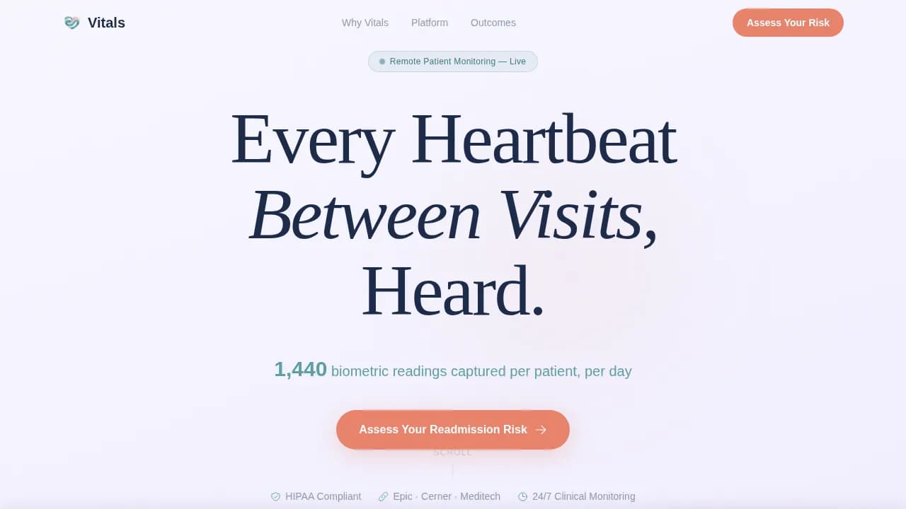 Complete Telemedicine & Health Tech Professional Website Template
