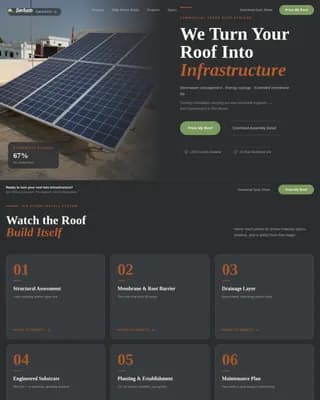 Complete Specialty Construction Pricing & Packages Website Template