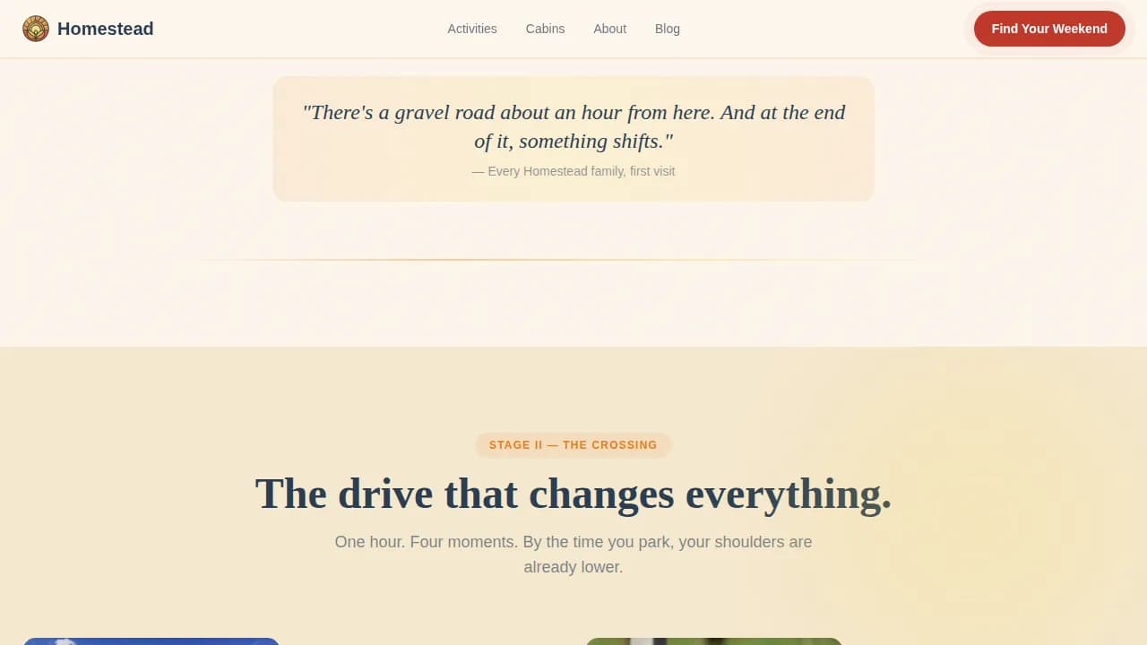 Family Travel & Experience Reviews & Social Proof Website Template