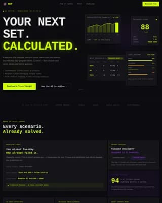 Complete AI for Fitness Professional Website Template