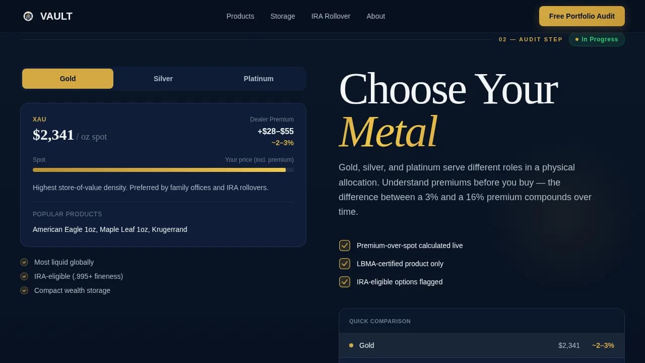 Commodity & Forex Trading Pricing Website Template