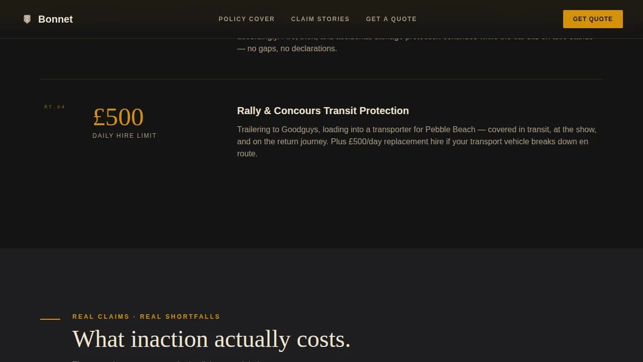 Vehicle Insurance & Finance Privacy Policy Website Template