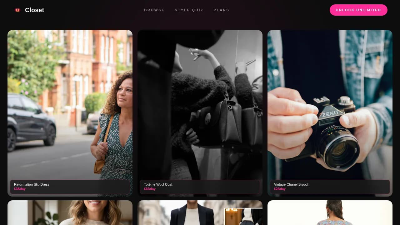 Fashion E-Commerce Pricing & Packages Website Template
