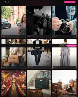 Fashion E-Commerce Pricing & Packages Website Template