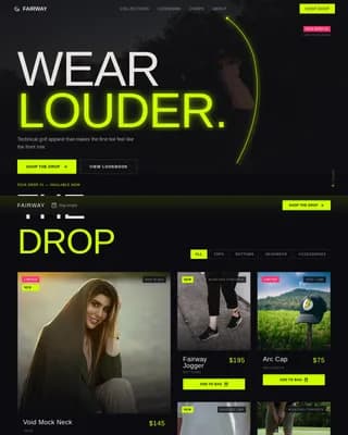 Activewear & Athleisure Brand Blog Website Template